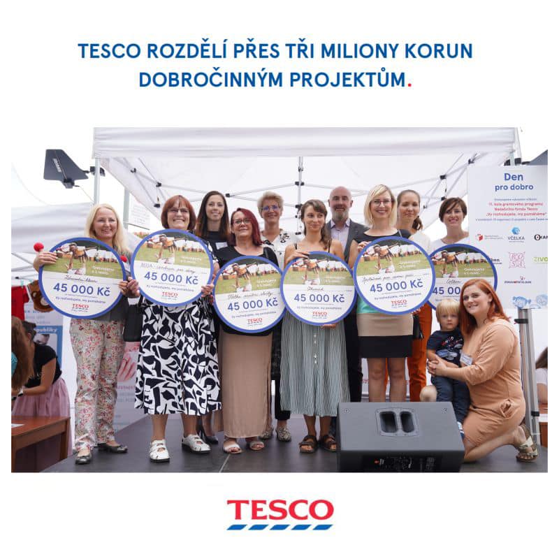 Podpoříme projekt i ve vašem okolí. Tesco spouští přihlašování do 12. kola programu Vy rozhodujete, my pomáháme.